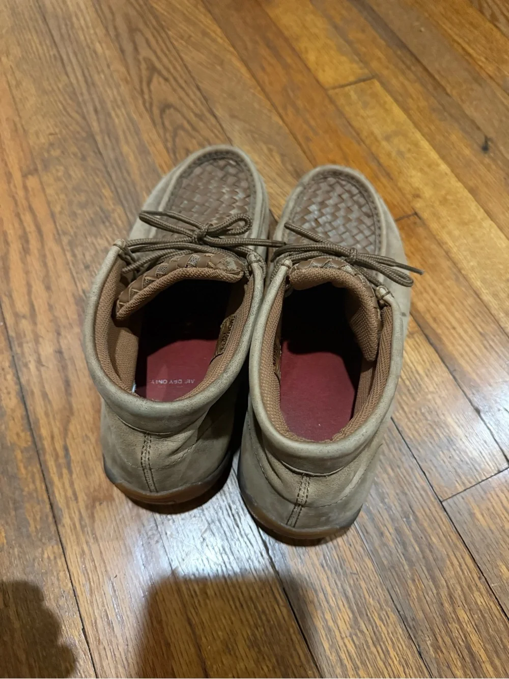 Twisted X Men's Basket Weave Chukka Driving Mocs Size 7M